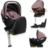 Lionelo Moxie i-Size set κάθισμα αυτοκινήτου 40-87cm & περιστρεφόμενη βάση isofix Pink Mauve