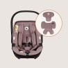 Lionelo Moxie i-Size set κάθισμα αυτοκινήτου 40-87cm & περιστρεφόμενη βάση isofix Pink Mauve