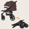 Lionelo Annet Plus Βρεφικό Καρότσι έως 22kg Brown Chocolate