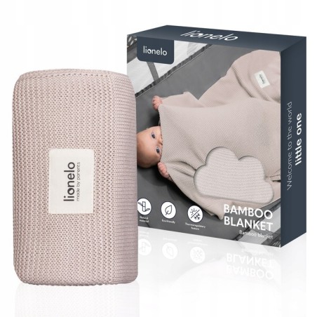 Lionelo Bamboo Κουβέρτα 75Χ100 Beige Sand