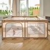 Lionelo Florence XL Easy Fold Πάρκο 180X200cm Beige Sand