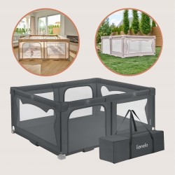 Lionelo Florence XL Easy Fold Πάρκο 180X200cm Beige Sand