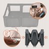 Lionelo Florence XL Easy Fold Πάρκο 180X200cm Beige Sand