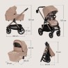 Lionelo Carmine Καρότσι Βρεφικό 3 σε 1 έως 22kg Beige Sand
