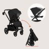 Lionelo Carmine Καρότσι Βρεφικό 3 σε 1 έως 22kg Black Onyx