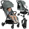 Lionelo Agia Auto Fold Καρότσι Ταξιδίου έως 22kg Green Sage
