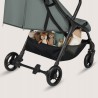 Lionelo Agia Auto Fold Καρότσι Ταξιδίου έως 22kg Green Sage
