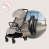 Lionelo Agia Auto Fold Καρότσι Ταξιδίου έως 22kg Beige Sand