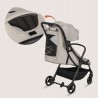 Lionelo Agia Auto Fold Καρότσι Ταξιδίου έως 22kg Beige Sand
