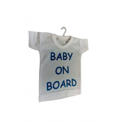 Σήμα για το αυτοκίνητο Baby on board blue Zonetek