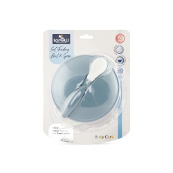 Σετ Μπωλ Φαγητού Με Κουταλάκι Moonlight Blue Lorelli 10230400004