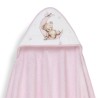 Interbaby Bear Μπουρνούζι Κάπα & Καπέλο Μπάνιου Pink