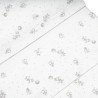 Interbaby Elephant Set Σεντόνια Φανέλα White/Grey