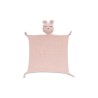 Interbaby Bear Σετ Μπουρνούζι & Πανάκι Παρηγοριάς Μουσελίνας Dark Pink