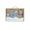 Interbaby Bear Σετ Μπουρνούζι & Πανάκι Παρηγοριάς Μουσελίνας Petrol
