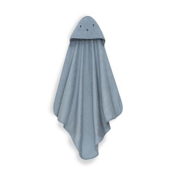 Interbaby Bear Σετ Μπουρνούζι & Πανάκι Παρηγοριάς Μουσελίνας Petrol