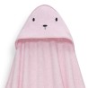 Interbaby Bear Σετ Μπουρνούζι & Πανάκι Παρηγοριάς Μουσελίνας Pink