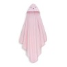 Interbaby Bear Σετ Μπουρνούζι & Πανάκι Παρηγοριάς Μουσελίνας Pink
