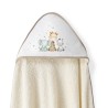 Interbaby Jirafa Elefante Μπουρνούζι Κάπα & Σαλιάρα Beige