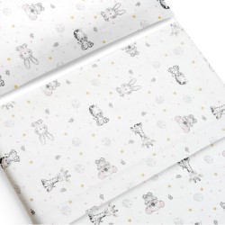Interbaby Koala Set Σεντόνια Φανέλα White/Pink