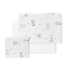 Interbaby Koala Set Σεντόνια Φανέλα White/Blue