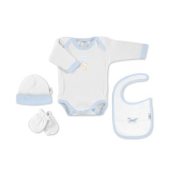 Don Algodon Bunny Σετ Δώρου 5 τμχ (0-6 μηνών) Blue