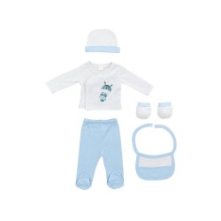 Interbaby Paracaidas Σετ Δώρου 5 τμχ (0-6 μηνών) Pink