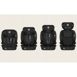 Lionelo Levi Fix i-size Κάθισμα Αυτοκινήτου 76cm-150cm Black Carbon
