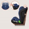 Lionelo Neal i-Size isofix Κάθισμα Αυτοκινήτου 100-150 cm Blue Navy