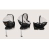 Lionelo Moxie i-Size set κάθισμα αυτοκινήτου 40-87cm & περιστρεφόμενη βάση isofix Black Carbon