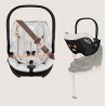 Lionelo Moxie i-Size set κάθισμα αυτοκινήτου 40-87cm & περιστρεφόμενη βάση isofix Black Carbon