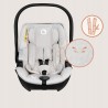Lionelo Moxie i-Size set κάθισμα αυτοκινήτου 40-87cm & περιστρεφόμενη βάση isofix Black Carbon