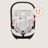 Lionelo Moxie i-Size set κάθισμα αυτοκινήτου 40-87cm & περιστρεφόμενη βάση isofix Black Carbon