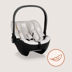 Lionelo Moxie i-Size set κάθισμα αυτοκινήτου 40-87cm & περιστρεφόμενη βάση isofix Black Carbon