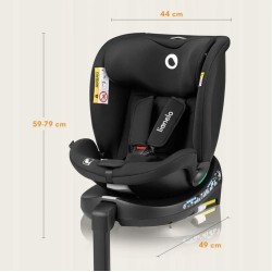 Lionelo Navy i-Size κάθισμα αυτοκινήτου 40-150 cm isofix Black Pink