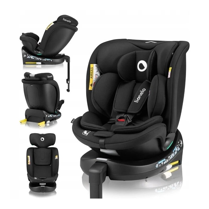Lionelo Navy i-Size κάθισμα αυτοκινήτου 40-150 cm isofix Black Onyx