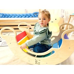 Elis Design Montessori Ξύλινη Κούνια 6 σε 1 Smile Fresh