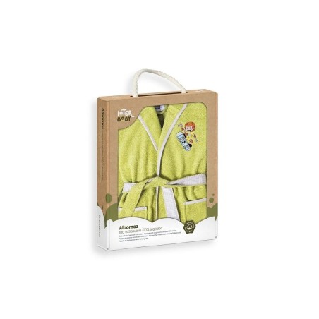 Interbaby Μπουρνούζι Σε Συσκευασία Δώρου 10 – 12 Ετών Pistachio Green