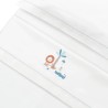 Interbaby Leon Σεντόνια Σετ 3 Τεμ Κούνιας 115Χ175εκ. White/Grey