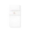 Interbaby Leon Σεντόνια Σετ 3 Τεμ Κούνιας 115Χ175εκ. White/Beige
