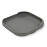 Interbaby Αντιολισθητικό Πιάτο Σιλικόνης Petrol Grey