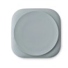 Interbaby Αντιολισθητικό Πιάτο Σιλικόνης Blue Grey