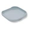 Interbaby Αντιολισθητικό Πιάτο Σιλικόνης Blue Grey