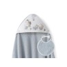 Interbaby Jirafa Bicicleta Μπουρνούζι Κάπα & Σαλιάρα Grey