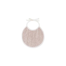 Interbaby Jirafa Bicicleta Μπουρνούζι Κάπα & Σαλιάρα Dark Pink